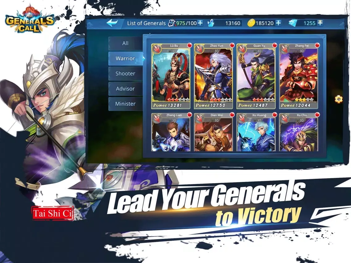 Ảnh chụp màn hình của Generals Call iPad 