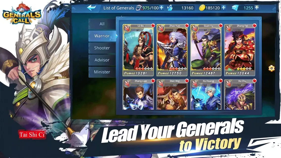 Ảnh chụp màn hình của Generals Call