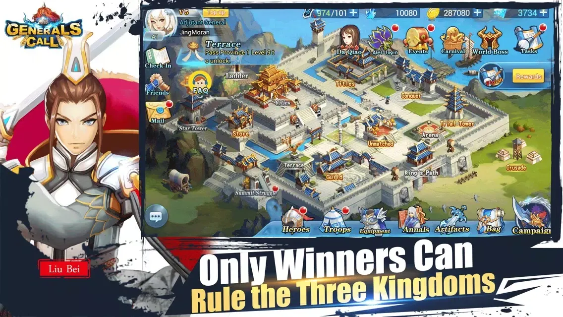 Ảnh chụp màn hình của Generals Call