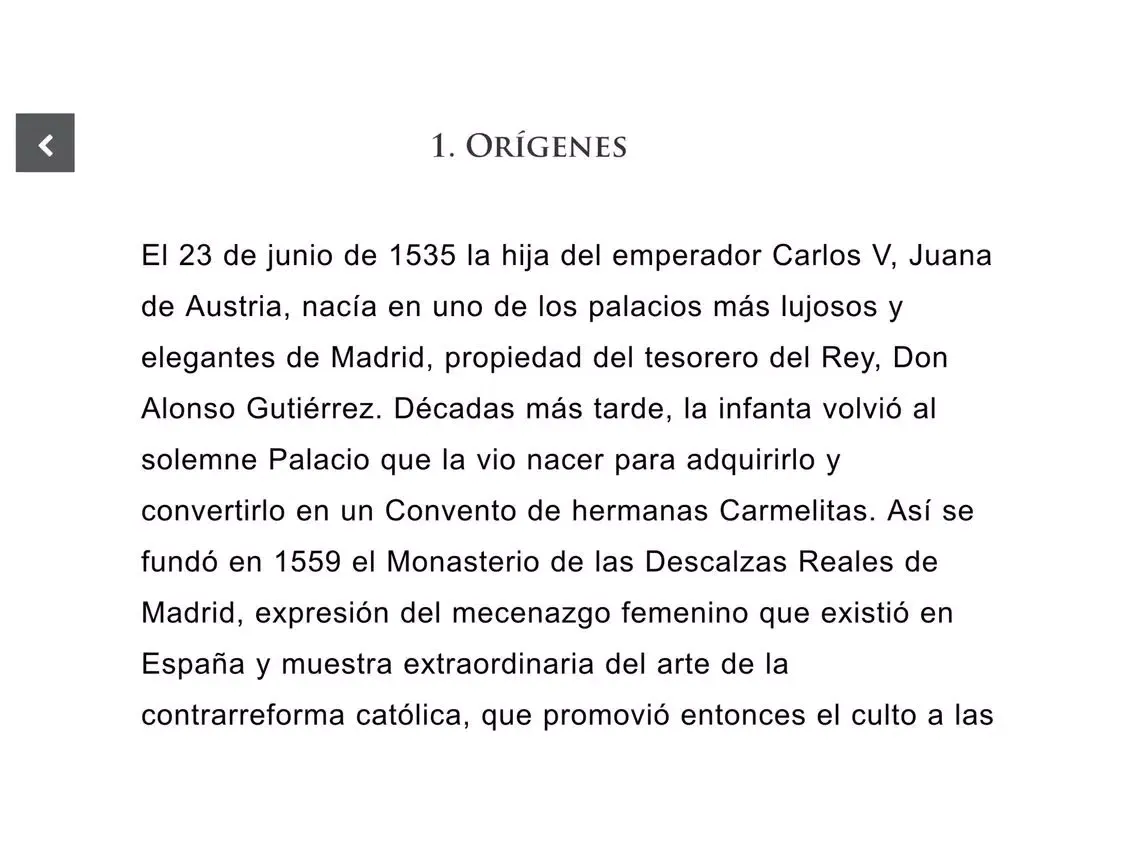 Monasterio de las Descalzas Reales de Madrid iPad  Screenshots