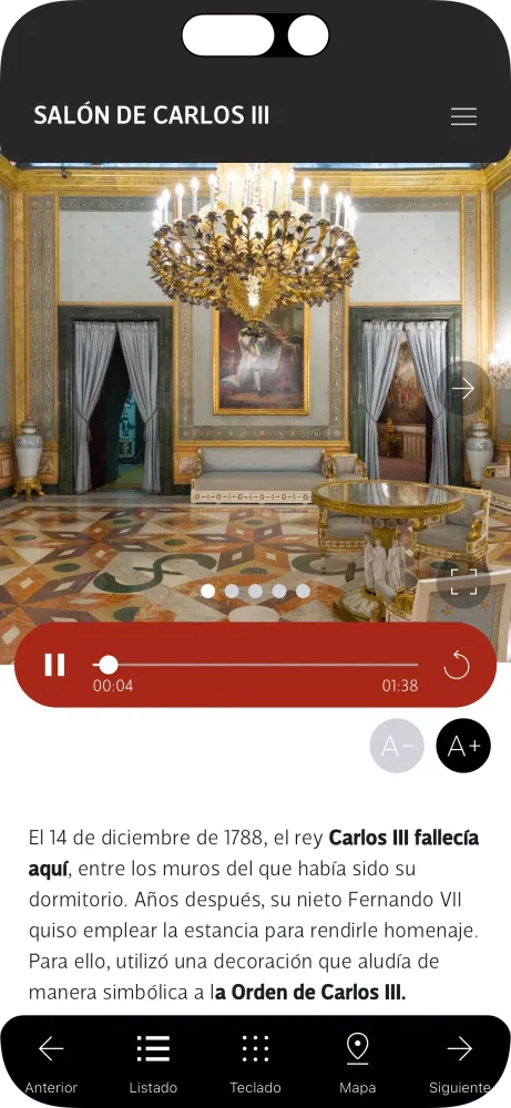 Ảnh chụp màn hình của Palacio