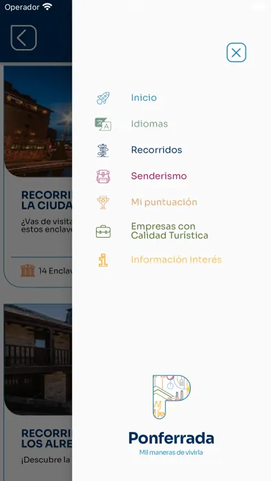 Zrzuty ekranu Ponferrada destino turístico