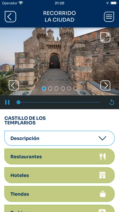 Zrzuty ekranu Ponferrada destino turístico