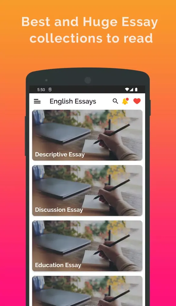 English Essays स्क्रीनशॉट
