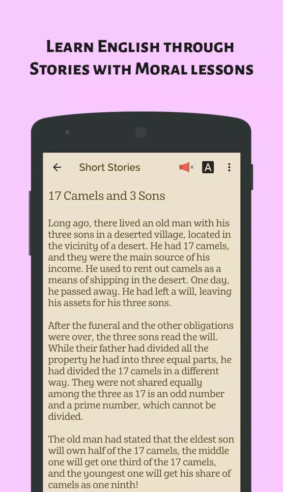 English Short Stories Offline Screenshots