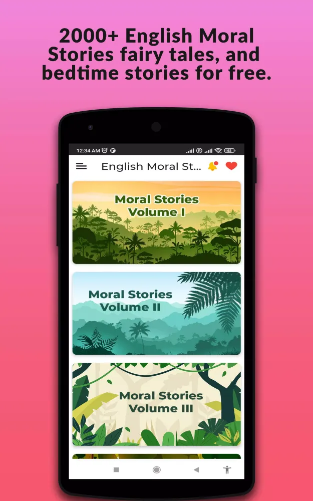 Capturas de tela do Bedtime Short Moral Stories