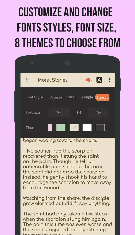 Capturas de tela do Bedtime Short Moral Stories