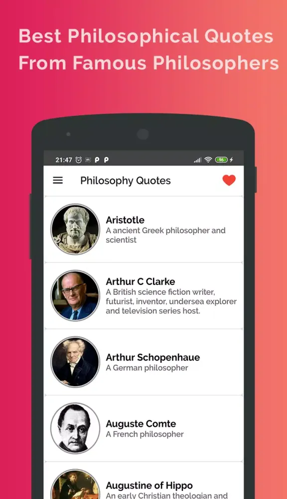 Tangkapan skrin Awesome Philosophy Quotes