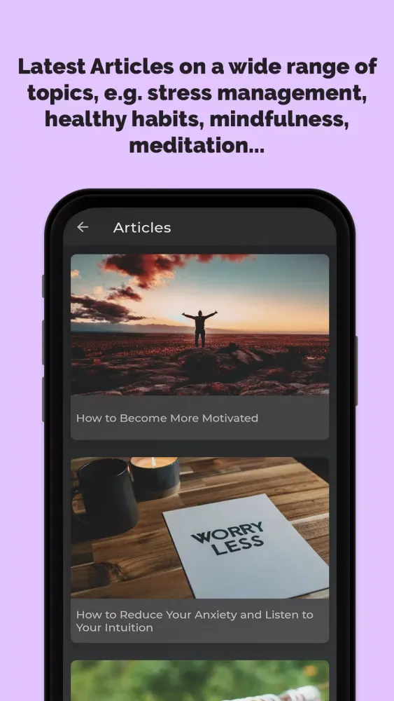 Tangkapan layar Daily Positivite Quotes App
