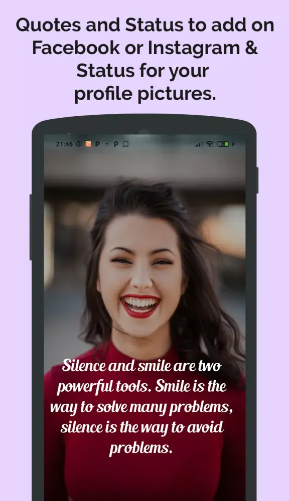 Ảnh chụp màn hình của All Status Messages & Quotes