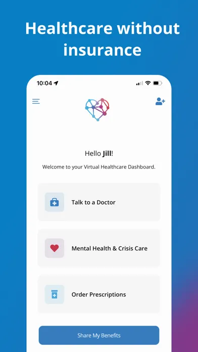 Tangkapan layar Give Virtual Care