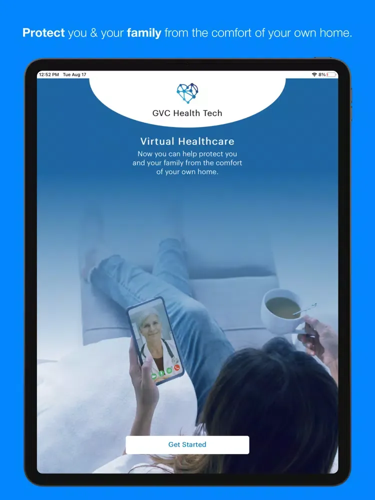 Capturas de pantalla de GVC Health Tech iPad 