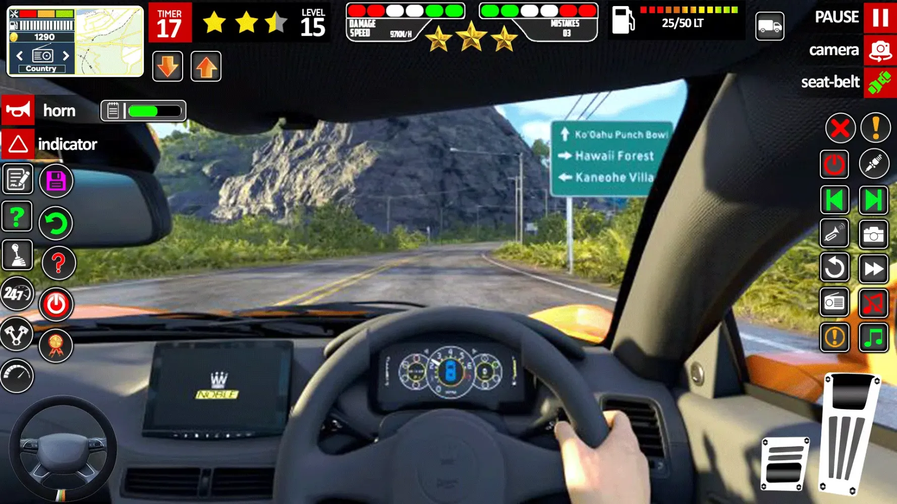Real Driving School Car Games Ekran Görüntüleri