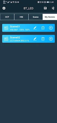 Screenshot di GVM LED