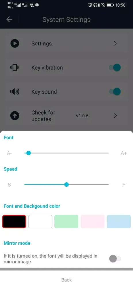 GVM Teleprompter Screenshots