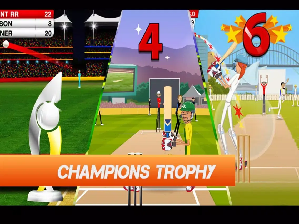 Captures d'écran de 2017 Cricket World Championship Game iPad 