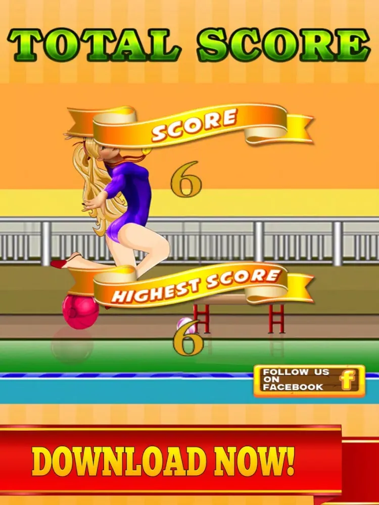 Capturas de tela do Real Gymnastics 2017 - Jump Game iPad 