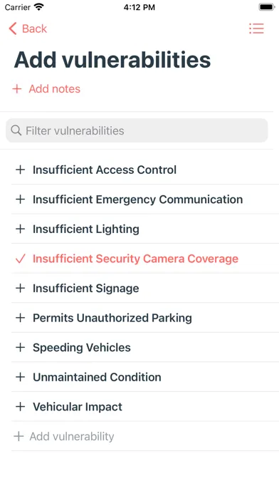 Captures d'écran de EasySet - Security Templates