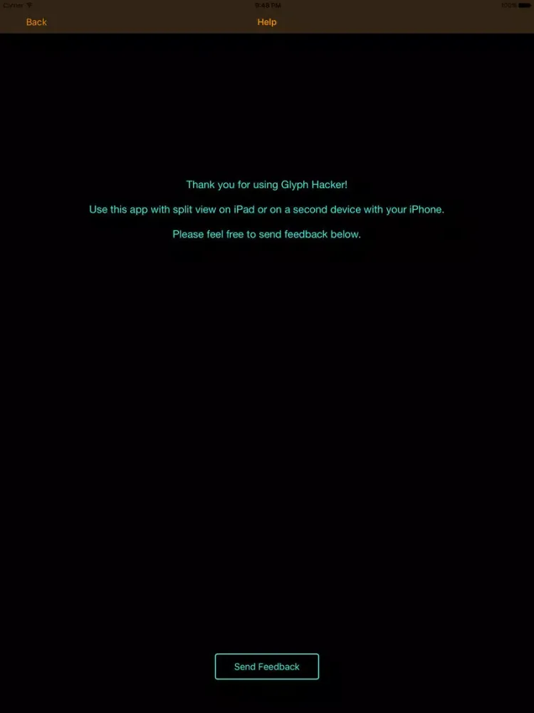 Glyph Hacker iPad  স্ক্রিনশট
