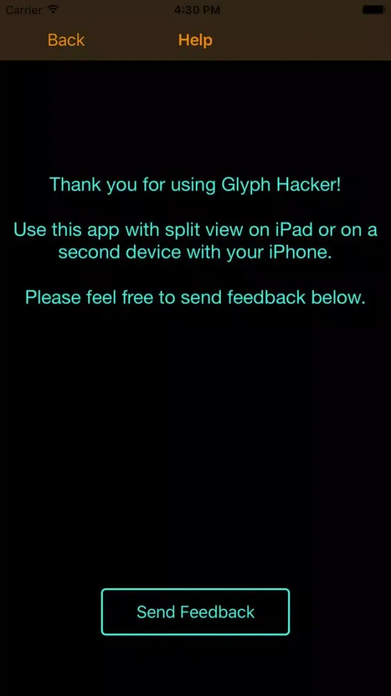 Glyph Hacker স্ক্রিনশট
