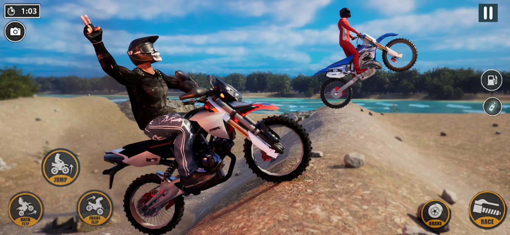Motocross Dirt Bike Freestyle Screenshots