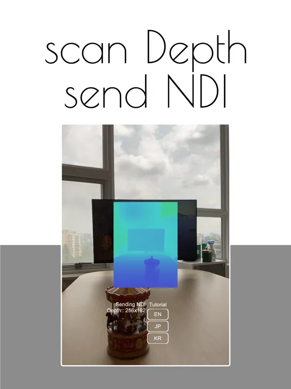Zrzuty ekranu iDepth NDI iPad 