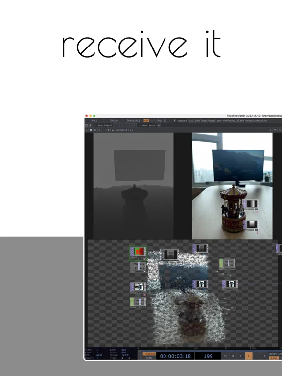 Zrzuty ekranu iDepth NDI iPad 