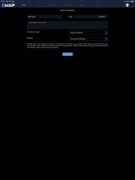 GWAP iPad  Screenshots
