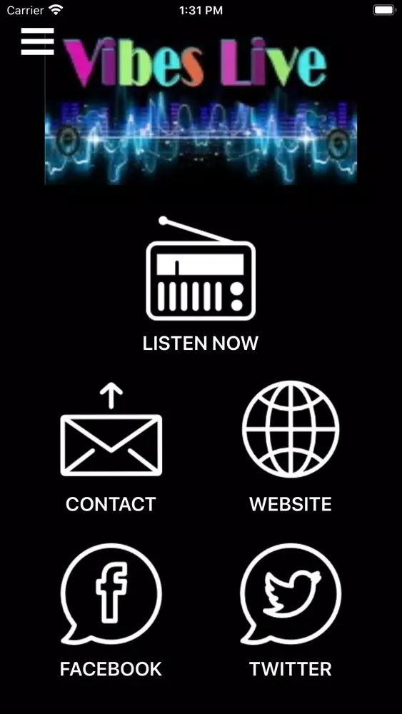 VIBES-LIVE MEDIA RADIO PLAYER Screenshots