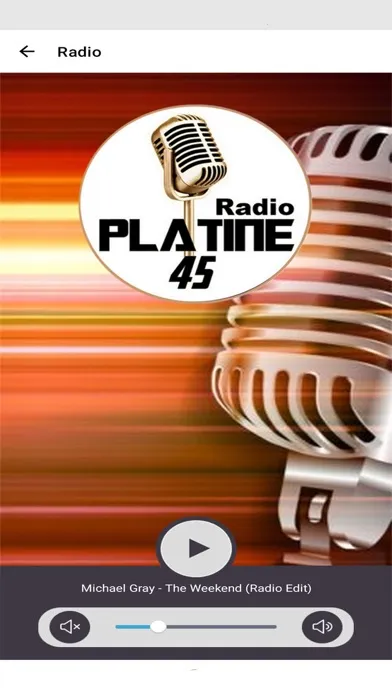 Screenshot di Platine 45 Radio