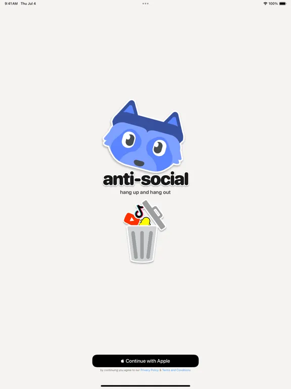 Capturas de tela do antisocial: hang up & hang out iPad 