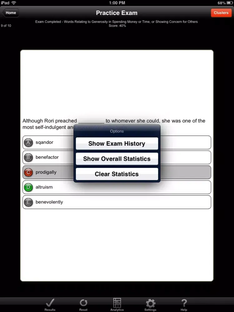Barron's Hot Words for the SAT Flash Cards and Practice Exam iPad  স্ক্রিনশট