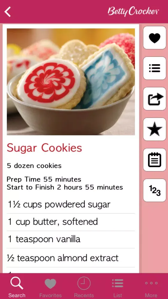 Cookie Recipes: Betty Crocker The Big Book of Series Screenshots