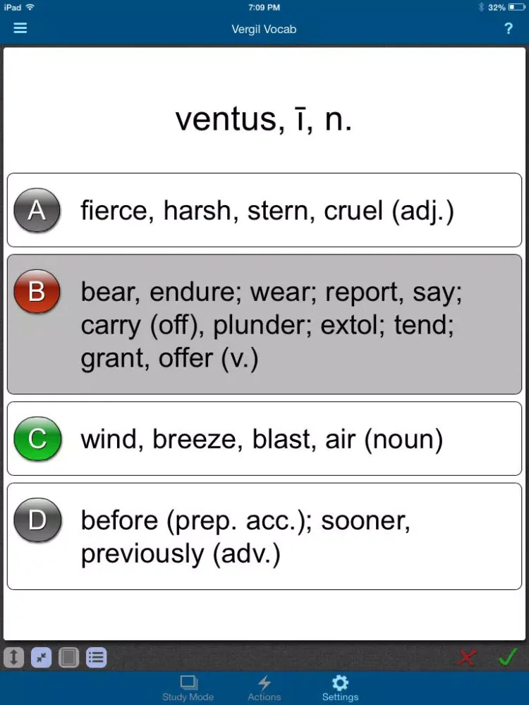 تصاویر Vergil’s AENEID: Selected Readings from Books 1, 2, 4, and 6 Vocabulary App iPad 