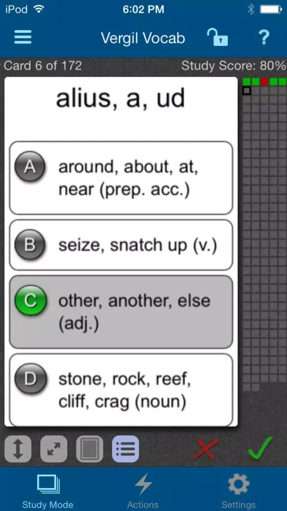 تصاویر Vergil’s AENEID: Selected Readings from Books 1, 2, 4, and 6 Vocabulary App