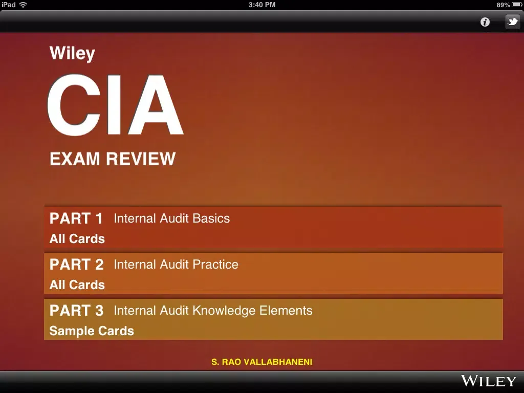 Скриншоты CIA Exam Notes - Wiley Certified Internal Auditor Exam Review Focus Notes 3-Part iPad 