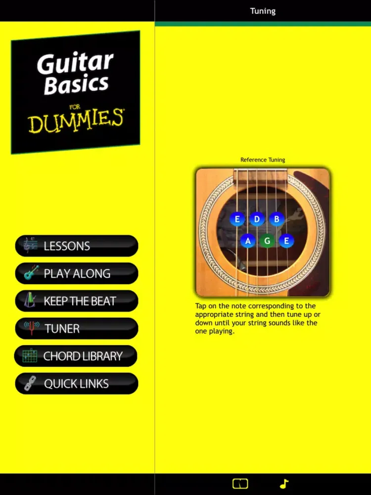 Guitar Basics For Dummies iPad 应用截图