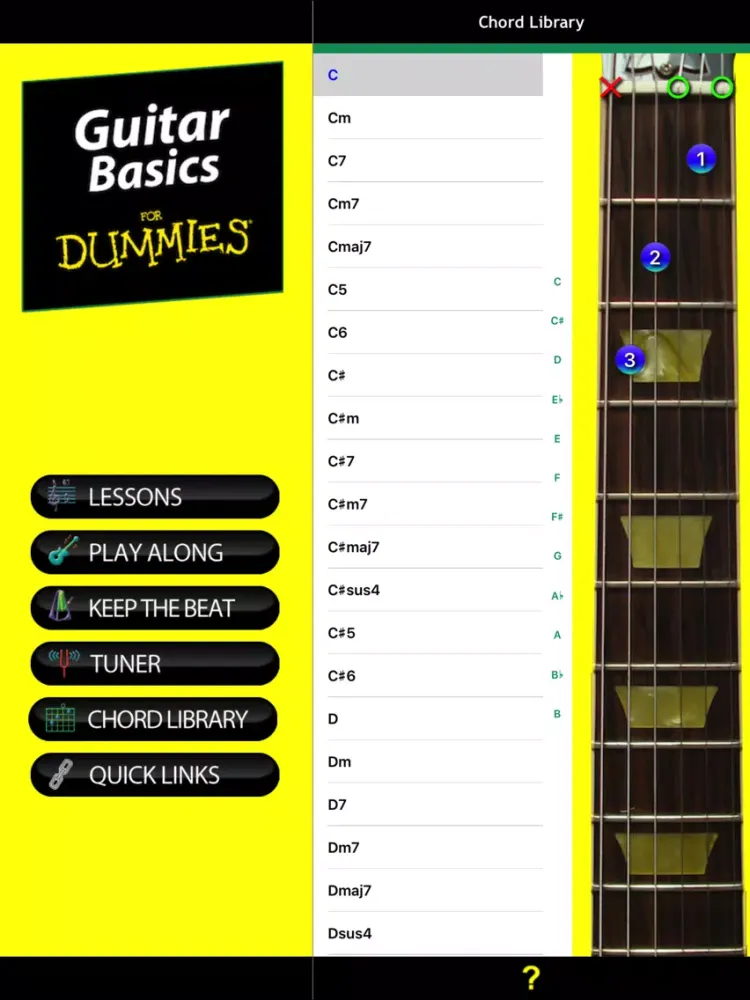 Guitar Basics For Dummies iPad 应用截图