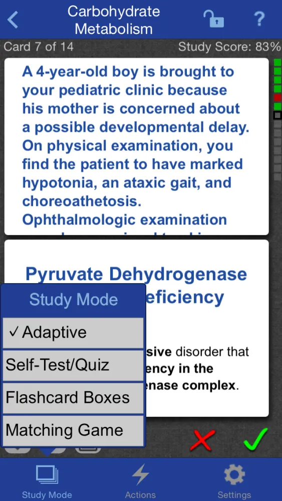 Biochemistry and Genetics Lange Flash Cards Screenshots