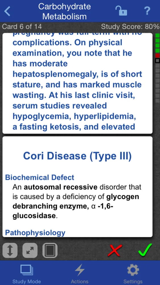 Biochemistry and Genetics Lange Flash Cards Screenshots