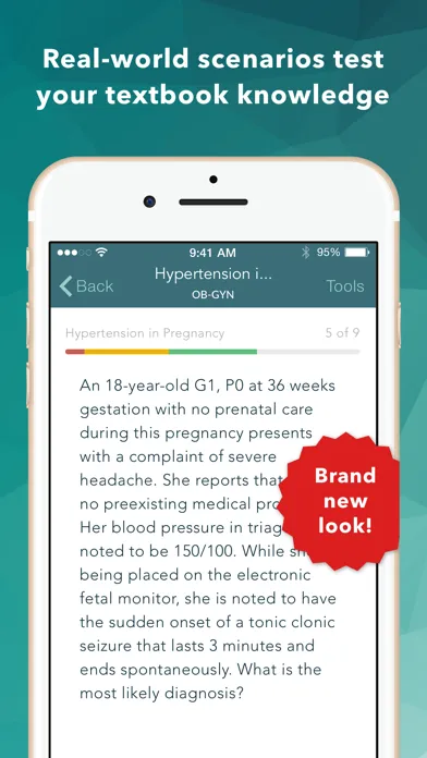 Capturas de tela do USMLE LANGE Ob Gyn Flashcards