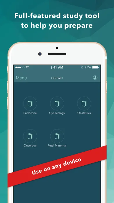 Capturas de tela do USMLE LANGE Ob Gyn Flashcards