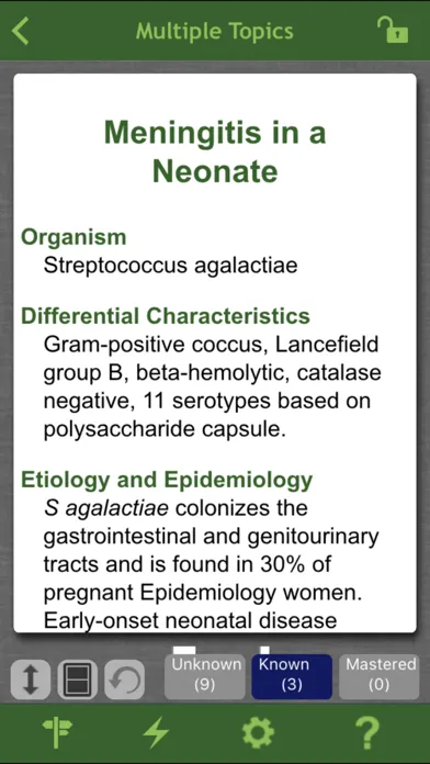 Microbiology and Infectious Diseases LANGE Flash Cards Screenshots