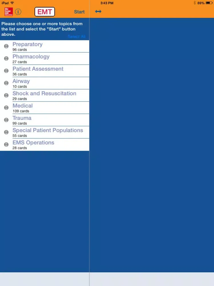 تصاویر EMT Certification Exam Flashcards iPad 