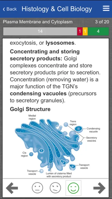 Capturas de pantalla de Histology and Cell Biology Review Flash Cards