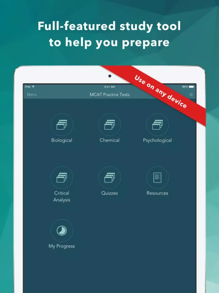 MCAT Practice Test Questions iPad  스크린샷