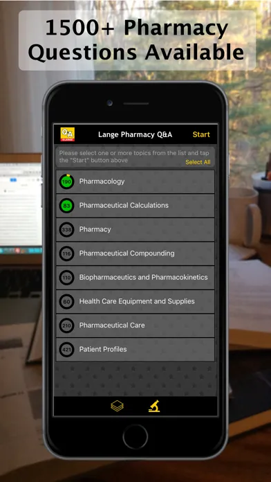 Ảnh chụp màn hình của Pharmacy LANGE Q&A