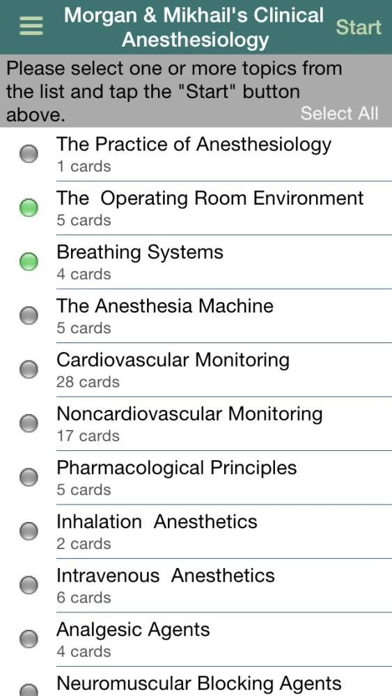 Morgan & Mikhail's Clinical Anesthesiology Flashcards应用截图