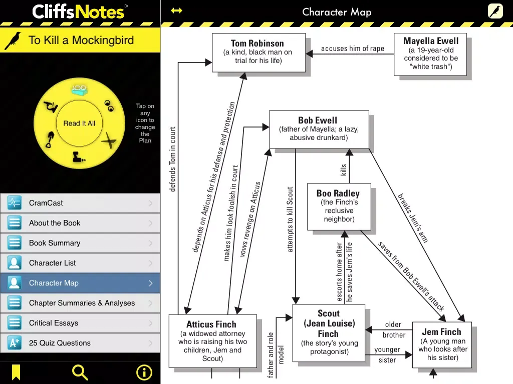 To Kill a Mockingbird - CliffsNotes iPad 應用截圖
