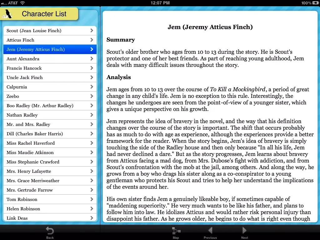 To Kill a Mockingbird - CliffsNotes iPad 應用截圖